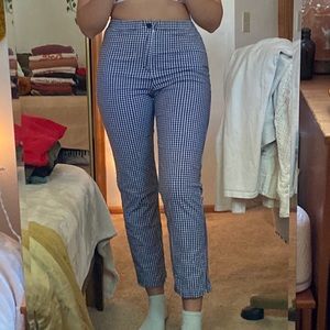 BRANDY MELVILLE checkered plaid pants